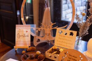 Luxury wedding welcome space decoration at a destination wedding in Japan